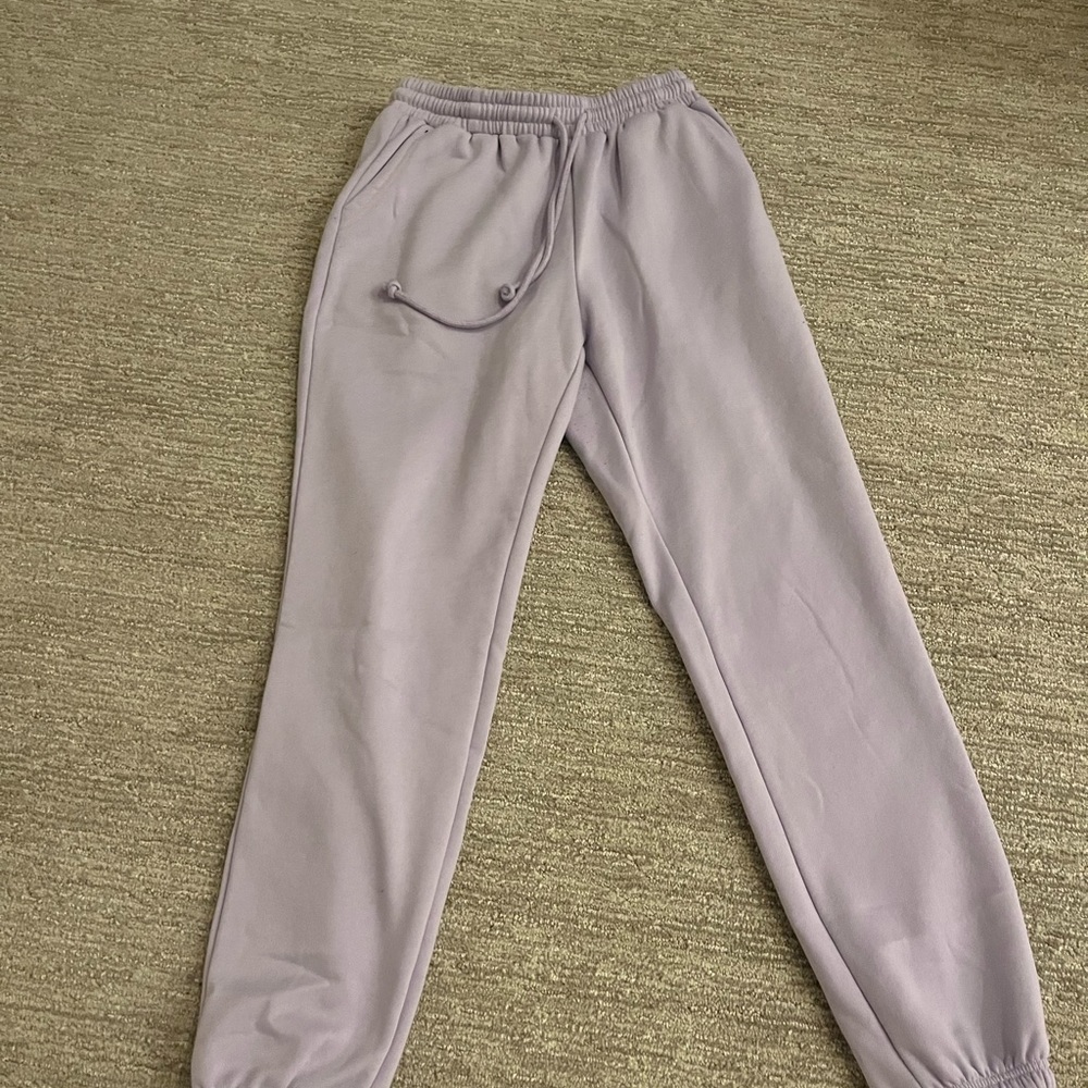 Light purple sweatpants